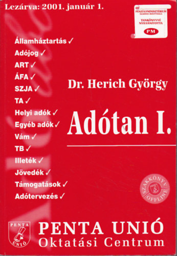 Dr Herich György Adótan I antikvár bookline