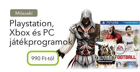 Playstation, Xbox és PC játékprogramok