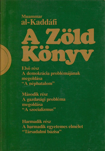 Muammar Al-Kaddáfi: A zöld könyv antikvár