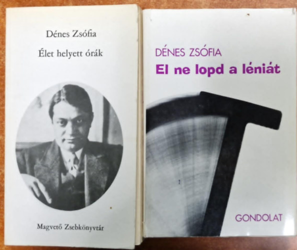 Dénes Zsófia: 2db Dénes Zsófia regény:El ne lopd a léniát, Élet helyett órák antikvár