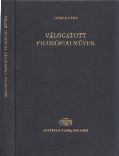 Descartes: Válogatott filozófiai művek antikvár