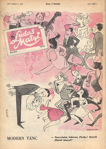 Földes György (szerk.): Ludas Matyi 1963/1-52. (Teljes évfolyam, 52 db. lapszámonként) könyv