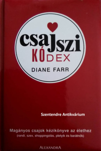 Diane Farr, Walter Béla, Elekes Szentágotai Blanka (ford.): Csajszi kódex - A SZÓLÓ CSAJOK TITKOS NYELVE (A RANDIZÁSRÓL, A SZEXRŐL, A VÁSÁRLÁSRÓL ÉS A BARÁTNŐK KÖZÖTTI BECSÜLETRŐL) - saját képpel! szent. antikv. antikvár