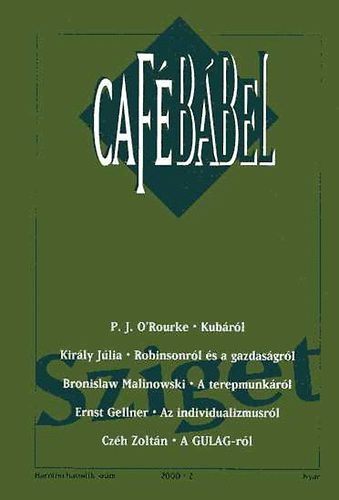Café Bábel 2000/2 nyár (36. szám) antikvár