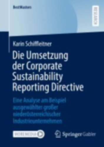 Schiffleitner, Karin: Die Umsetzung der Corporate Sustainability Reporting Directive idegen