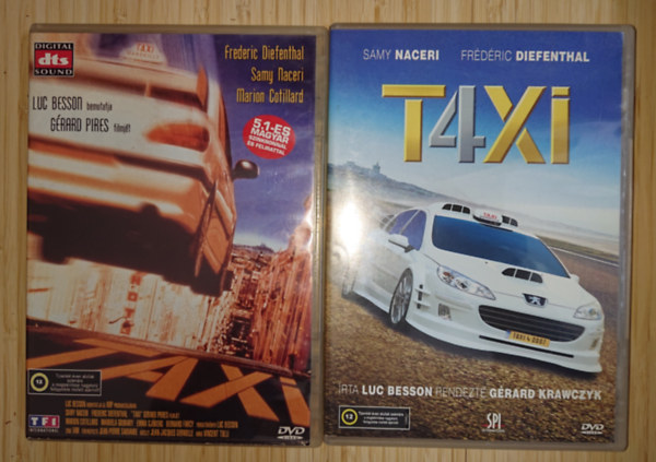 Luc Besson: Taxi DVD csomag: Taxi + Taxi 4 antikvár