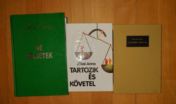 Jókai Anna: 3 könyv Jókai Annától: A reimsi angyal, Tartozik és követel, Ne féljetek antikvár
