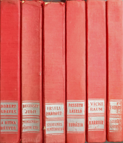 Robert Graves, Beczássy Judit, Ursula Parrott, László Passuth, Baum Vicki, Jean-Francois Fayard: Klasszikus könyvcsomag antikvár