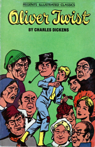 Charles Dickens: Oliver Twist- angol nyelvű képregény antikvár