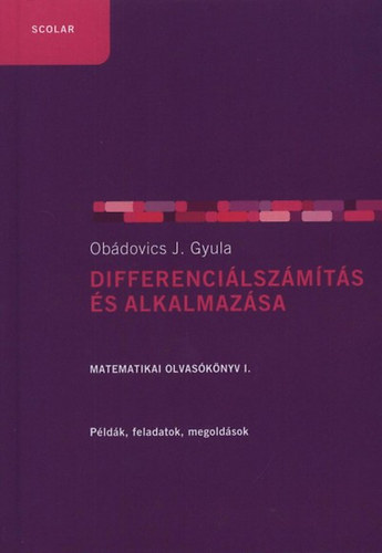 Obádovics J. Gyula: Differenciálszámítás és alkalmazása könyv