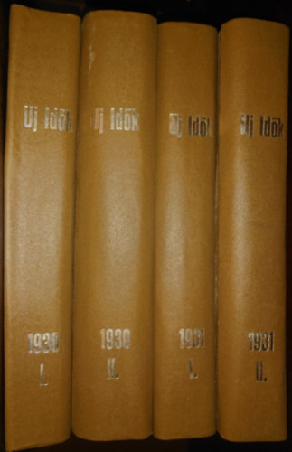 Herczeg Ferenc (szerk): Az Új idők teljes 1930-as és 1931-es évfolyama 4 kötetbe kötve antikvár