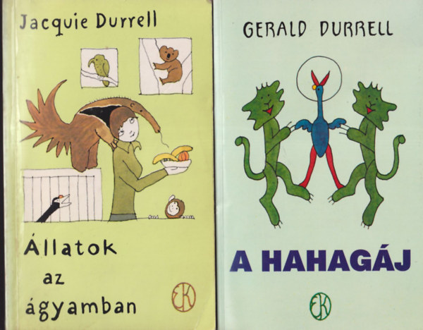 Jacquie Durrell, Gerald Durrel: Állatok az ágyamban + A hahagáj (2 mű) antikvár