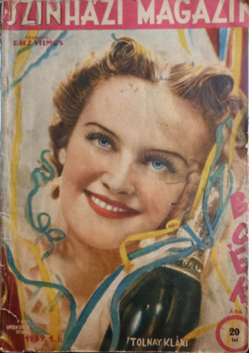 Színházi Magazin 1939. 1. szám antikvár