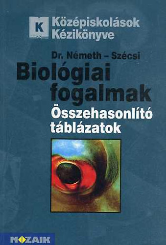 Biologiai Fogalmak Erettsegi