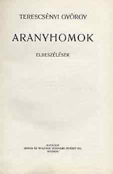 Terescsényi György: Aranyhomok antikvár