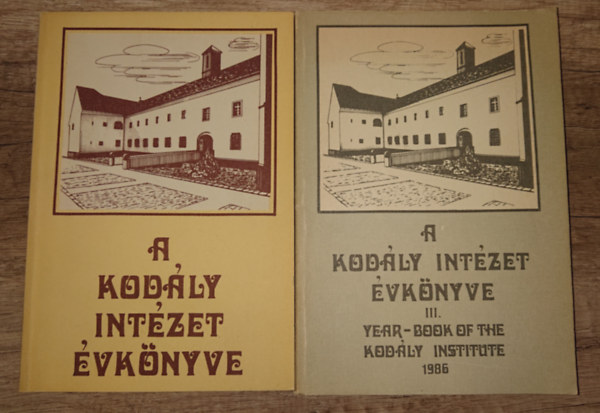 A Kodály Intézet 2 évkönyve: A Kodály Intézet évkönyve, A Kodály Intézet évkönyve III. 1996 antikvár