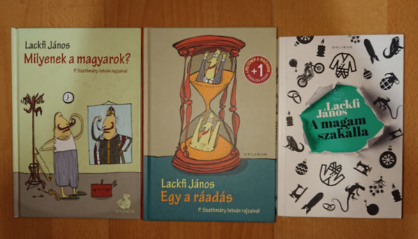 Lackfi János: Lackfi János 3 kötete: Milyenek a magyarok? Egy a ráadás, A magam szakálla antikvár