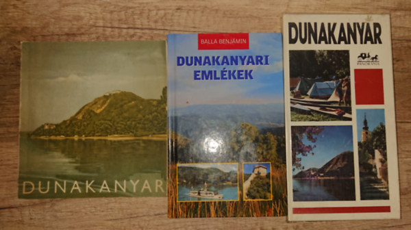3 könyv a Dunakanyarról: Dunakanyar, Dunakanyari emlékek, Dunakanyar (Panoráma) antikvár