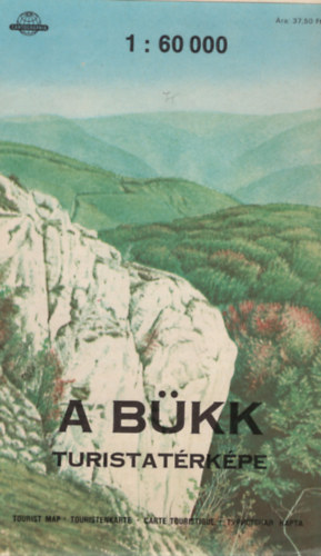 A Bükk turistatérképe 1:60 000- 1989 -es antikvár