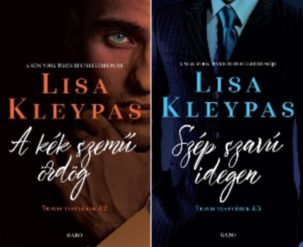 Lisa Kleypas: Travis testvérek 2-3. kötet (A kék szemű ördög / Szép szavú idegen) antikvár