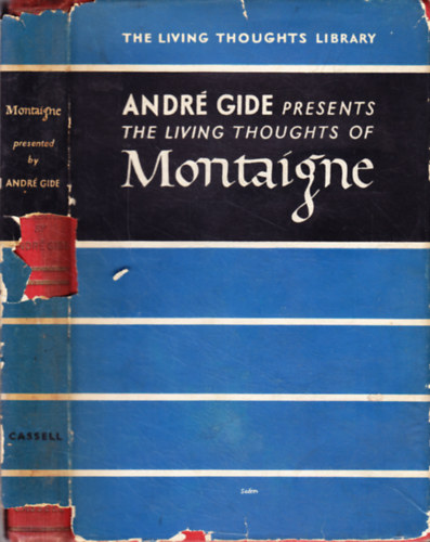 André Gide: Living Thoughts of Montaigne antikvár