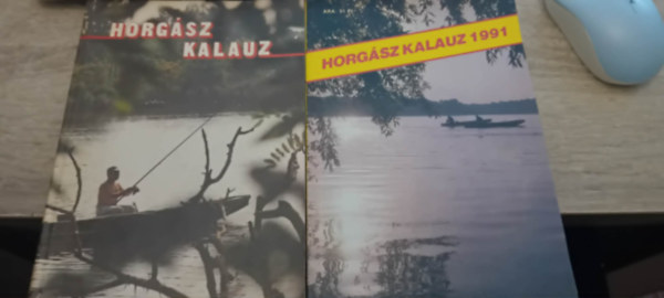 Péter Róbert: 2db Horgász kalauz 1991, 1989 antikvár