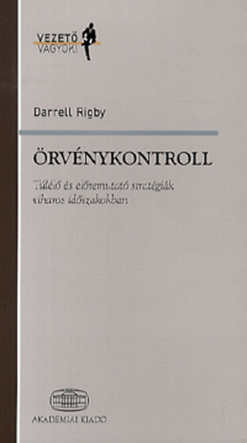 Darrell Rigby: Örvénykontroll antikvár