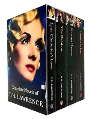 D.H. Lawrence: The Complete Novel of D.H. Lawrence 4 Books Collection Set - Fiction -Paperback antikvár