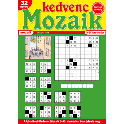 Kedvenc Mozaik 2025/04 antikvár