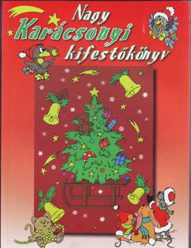 Nagy Karácsonyi kifestőkönyv antikvár