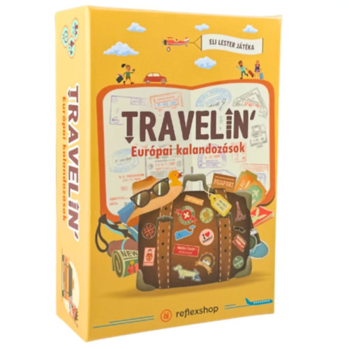 Travelin társasjáték - Európai Kalandozások játék