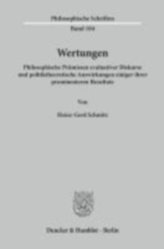 Schmitz, Heinz-Gerd: Wertungen idegen