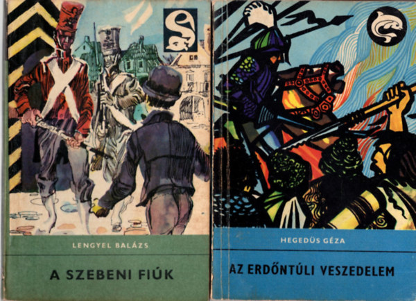 Hegedűs Géza, Lengyel Balázs, Fehér Klára: 3 db Delfin könyv ( együtt ) 1. Az erdőntúli veszedelem, 2. A  szebeni fiúk, 3. A földrengések szigete antikvár