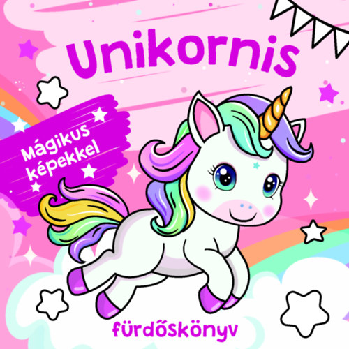 Unikornis fürdőskönyv könyv