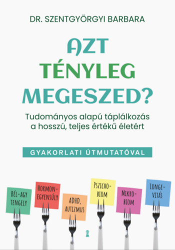 Szentgyörgyi Barbara: Azt tényleg megeszed? - Tudományos alapú táplálkozás a hosszú, teljes értékű életért e-Könyv