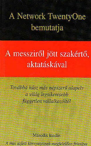 A messziről jött szakértő, aktatáskával antikvár