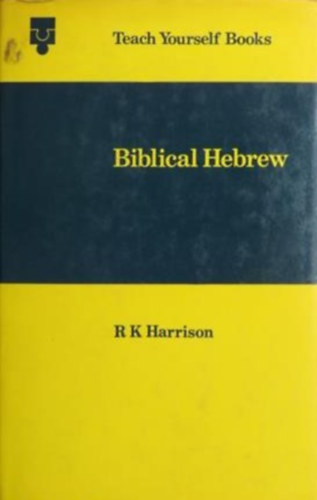 R.K. Harrison: Biblical hebrew antikvár