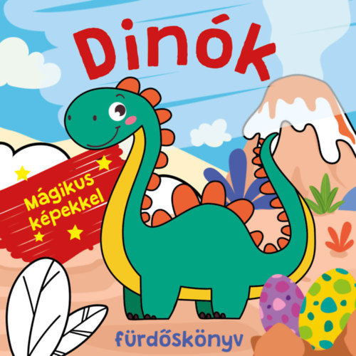 Dinók fürdőskönyv könyv