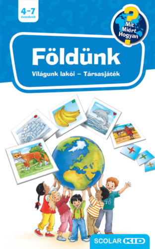 Földünk - Világunk lakói - Társasjáték játékkártya