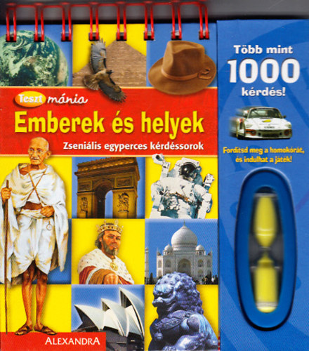 Louisa Somerville: Emberek és helyek - Zseniális egyperces kérdéssorok (Tesztmánia) - Homokórával antikvár