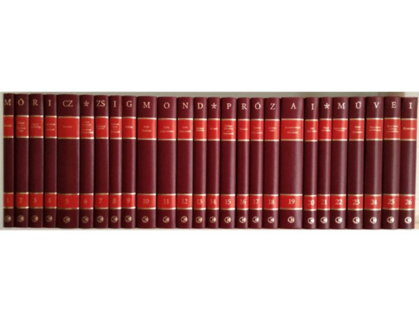 Móricz Zsigmond: Móricz Zsigmond prózai művei sorozat 1-26. kötet (16. kötet hiányzik) antikvár