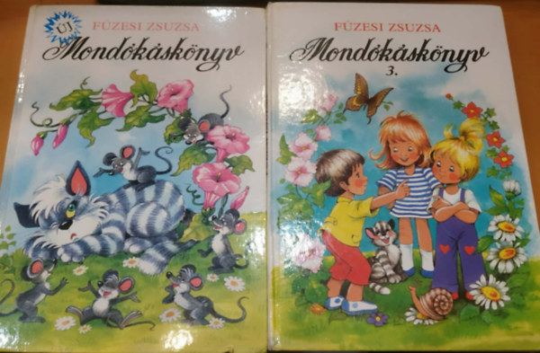 Füzesi Zsuzsa: 2 db Mondókáskönyv: Új mondókáskönyv + Mondókáskönyv 3. antikvár