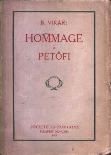 Vikár Béla: Hommage a Petőfi antikvár