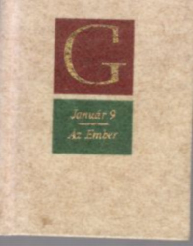 Gorkij Makszim: Január 9. -  Az ember,  minikönyv antikvár