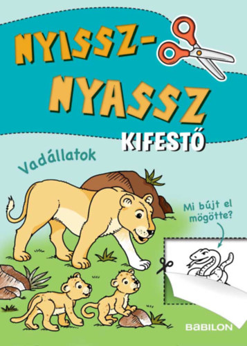 Nyissz-nyassz kifestő - Vadállatok akciós termékkép 1