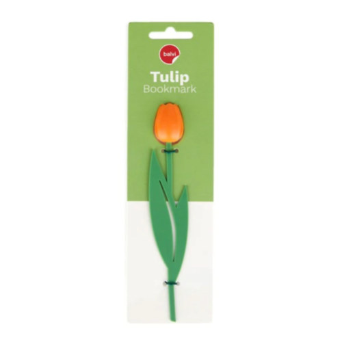 Tulipán könyvjelző, narancs kiegészítő