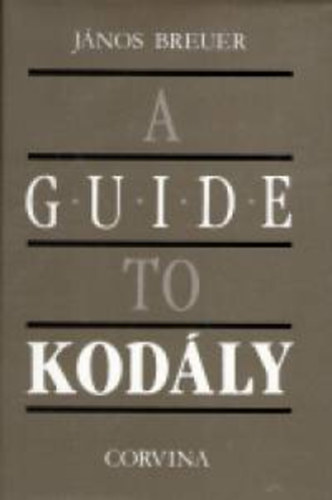 Breuer János: A guide to Kodály antikvár