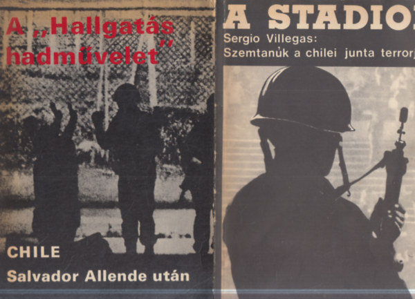 Heynowski-Scheumann, Sergio Villegas: 2 db. politika (A "Hallgatás hadművelet" + A Stadion) antikvár