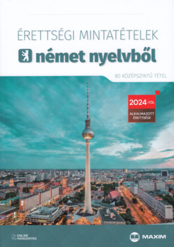 Érettségi mintatételek német nyelvből - 80 középszintű tétel akciós termékkép 1