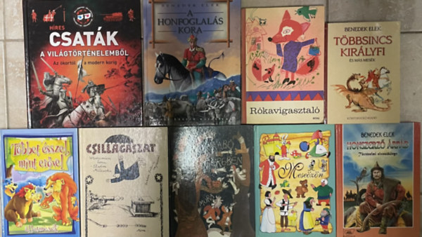 Benedek Elek - Babits Mihály - Móra Ferenc - Gyurkovics Tibor - Ottlik Géza - Elwira Milewska: 14 db mesekönyv : antikvár